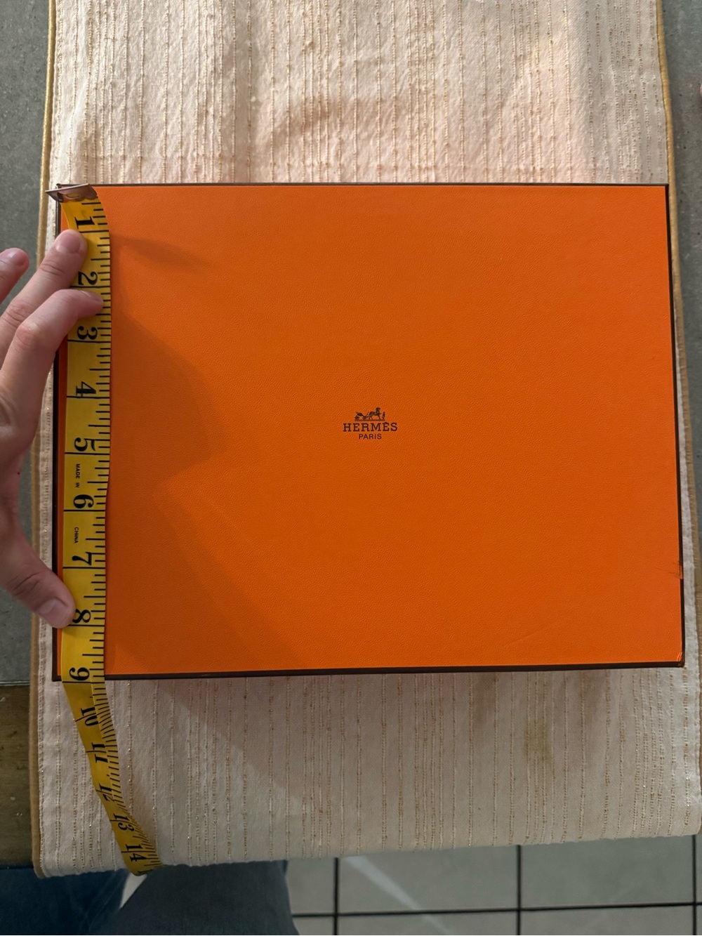 Hermes Orange Signature Gift Box